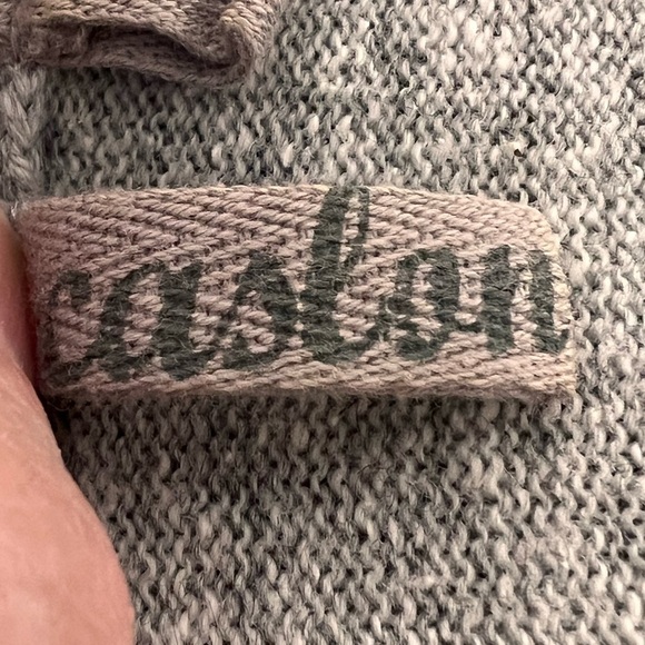 Heather Gray High/Low Hem Cardigan. Size M - Picture 6 of 8